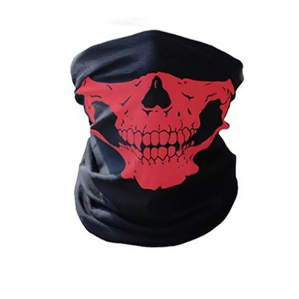 Free Shipping Wholesale Outdoor Seamless Versatile Magic Skull Scarf Face Mask Cycling Riding Masks Warm Neckerchief Halloween Costumes