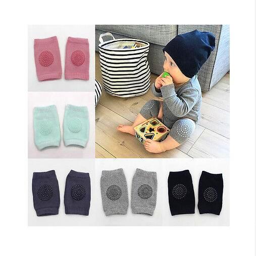 Toddler Kids Kneepad Protector Soft Thicken Terry Non-Slip Dispensing Safety Crawling Baby Leg Warmers Well Knee Pads For Child