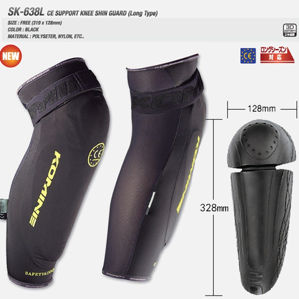 Free shipping komine sk638 CE surt knee shin guard long type Motorcycle protective kneepad off-road bicycle bumper flanchard