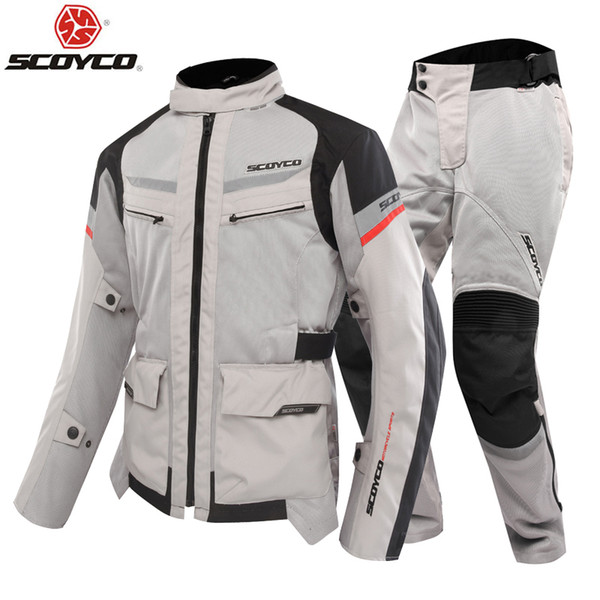 heap Jackets SCOYCO Summer Motorcycle racing jersey clothing drop resistance protective Gears Clothing Armor Motocicleta Reflective At Ni...