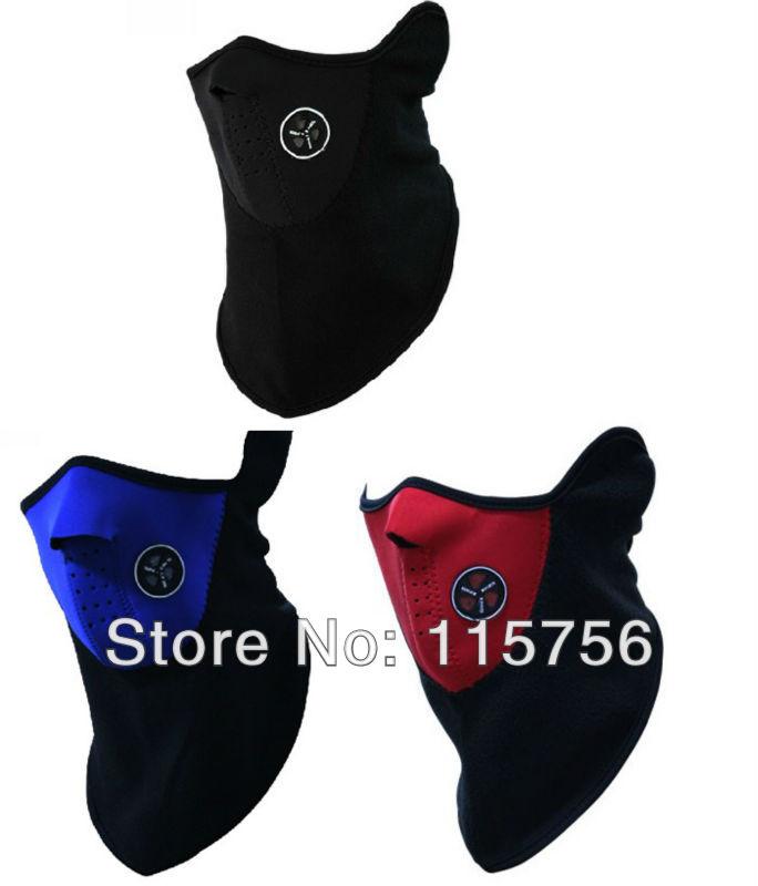 Free shipping 30pcs/lot Neoprene Neck Warm Half Face Windproof Mask Winter Veil For Sport Bike Bicycle Motorcycle Ski Snowboard