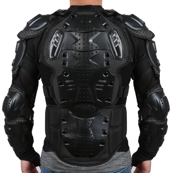 Liplasting Motorcycle Full Body Armor Shirt Jacket Back Shoulder Protect Gear S-XXXL Black Red free shipping