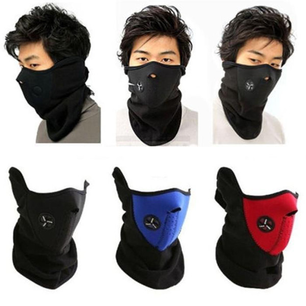 Neoprene Neck Warm Half Face Mask Winter Veil Windproof For Sport Bike Bicycle Motorcycle Ski Snowboard Outdoor Mask Men Women DHL