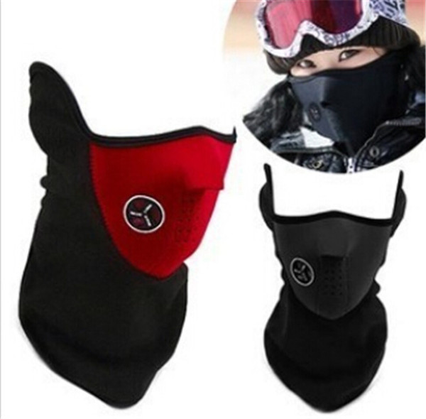 50pcs HOT sale 3 colors Neoprene Snowboard Ski Cycling Face Mask Neck Warmer Bike Bicyle ski mask Motorcycle Bicycle Scarf D475