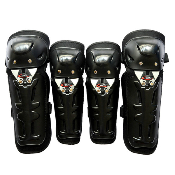 BOZXRX 4Pcs/Set Motorcycle kneepad Protective Motocross Bike Gear Protector Racing Motocross kneepad Elbow Guard pads