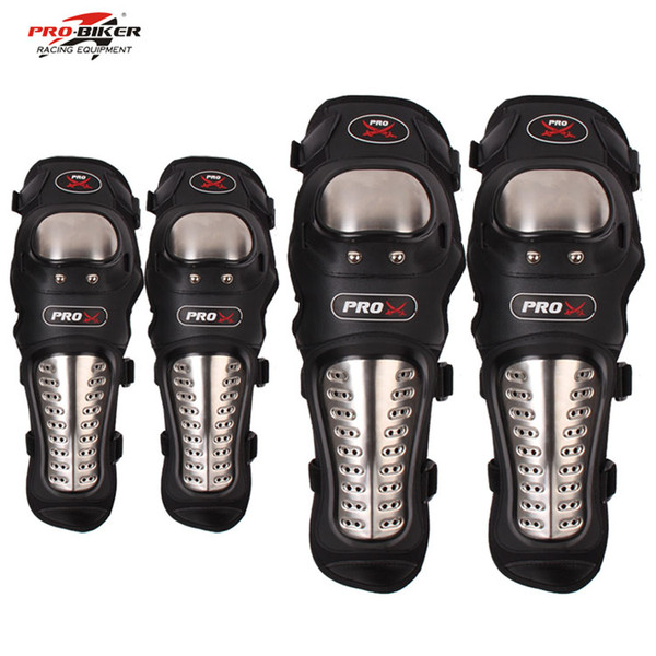 hot sale freeship Authentic Stainless Steel Motorbike Knee & Elbow Pads Motor Protective Gear Motorcycle Knee Guard 4Pcs/set