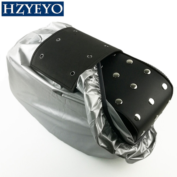 HZYEYO 2 Pcs Mptorcycle Bag Waterproof Cover Dust Rain Cover Portable high quality Water proof 210D Rain Bag ,Z001