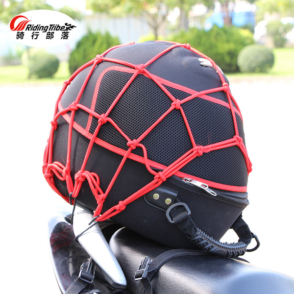 Motorcycle Packing Web Hold Down Net 40 x 40cm Bungee Black