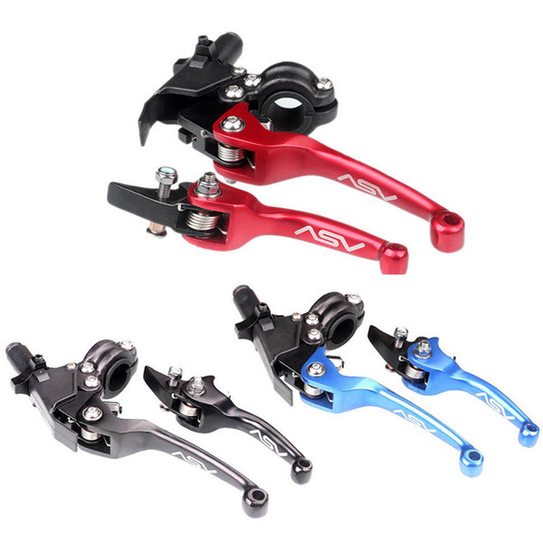 2Pcs/set CNC Aluminum ASV F3 Series 2ND Clutch Brake Folding Lever For Motocross Motorcycles Dirt Bike