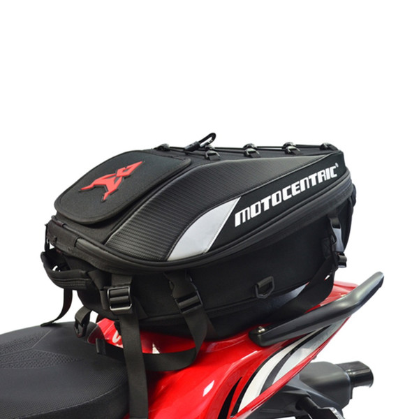 Waterproof Motorcycle Bag Multi-functional Rear Seat Tail Helmet Bag Motorcycle Rider Backpack Cycling Helmet Storage