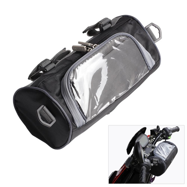 New Motorcycle Front Handlebar Fork Storage Bag Container Fabric Waterproof Moto Zipper Package Drop Shipping/Wholesale