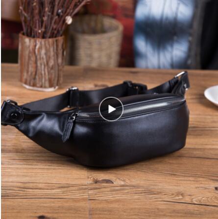 Fashion Soft PU Leather Men Belt Bag Unisex High-quality Waterproof Waist Bags New Men's Crossbody Chest Bag Boys Shoulder Bags