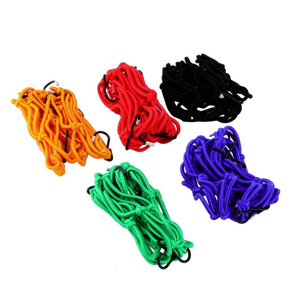 30*30cm Luggage Cargo Bungee Net Bag 6 Hooks Bike Motorcycle Helmet Mesh Storage Carrier Bag