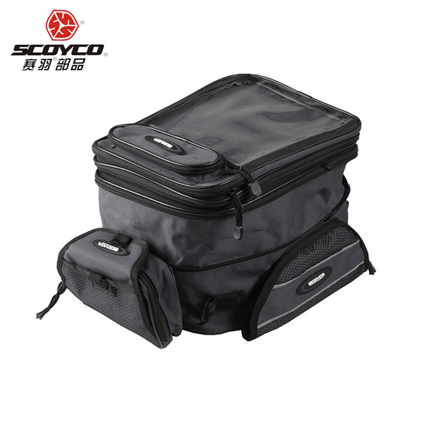 SCOYCO 100% Original universal Motorcycle motorcross oil tank bag waterproof luggage bag motorbike magnetic fuel tank