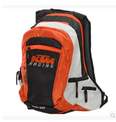 Free shipping for KTM Backpack Leisure travel bag Motorcycle racing backpack Multifunctional motocross backpack 2 Colors