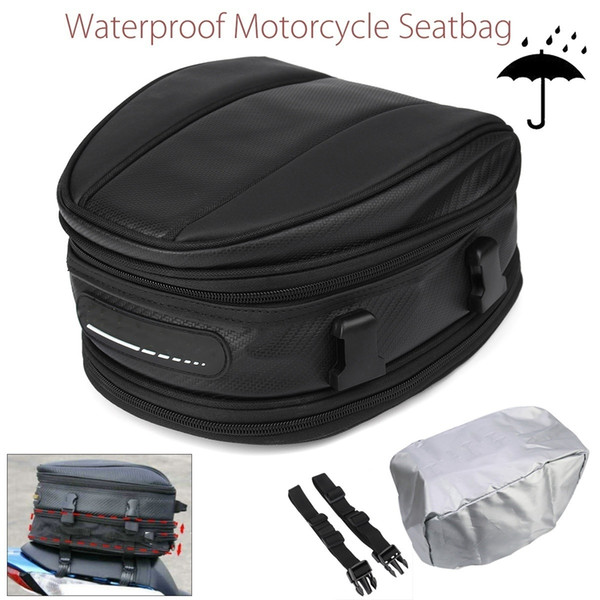 Waterproof Cycling Motorcycle Rear Tail Seat Package Back Carry Bag Rain Cover (Model: RR9018)