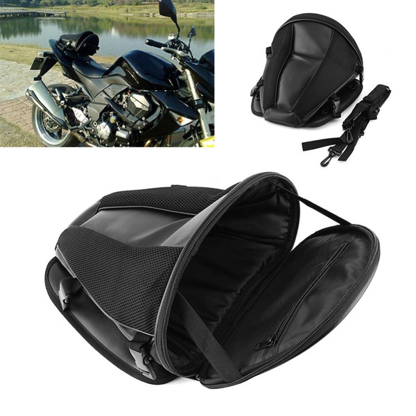 Freeshipping Car-Styling Motorcycle Bike Sports Waterproof Back Seat Carry Bag Storage Saddlebag Portable