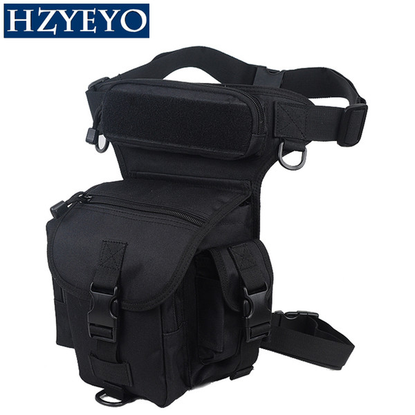 Protective Gears Bags Luggage HZYEYO brand Multifunction Motorcycle Men Leg Bag Knight Waist Pocket Outdoor Package Bag free