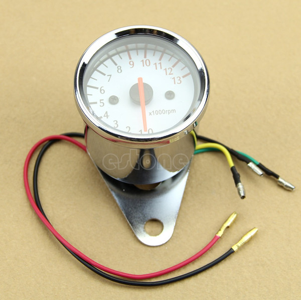 Free Shipping Universal Mechanica 13000RPM Scooter Analog Tachometer Gauge For Motorcycle order<$18no track