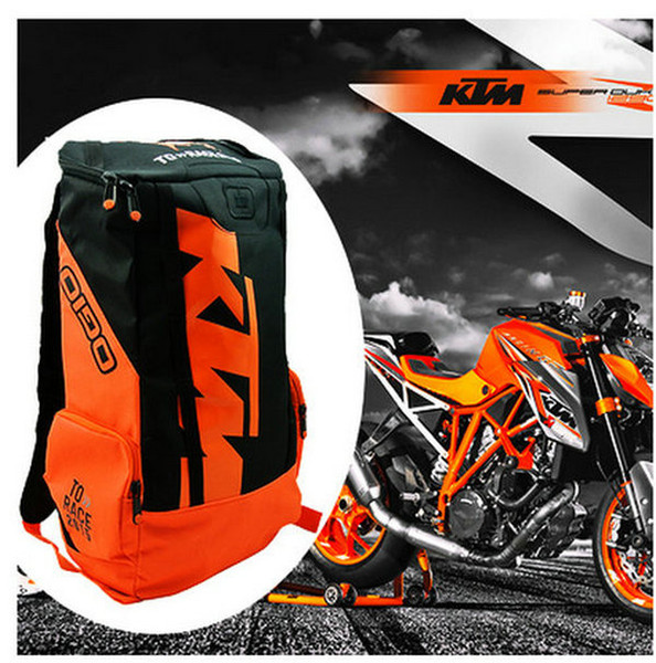 KTM motorcycle barrel backpack rider daily riding backpack bag Knight outdoor shoulder computer bag cuboid treavel backpack