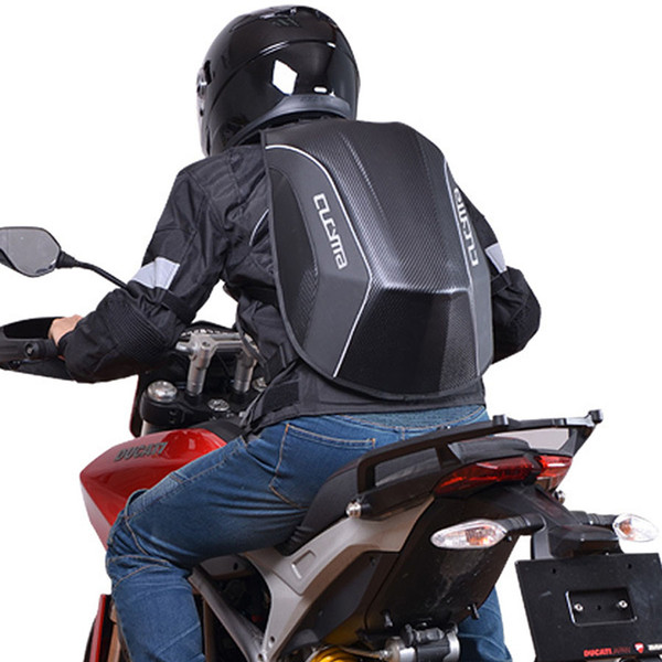 High Quality Waterproof PVC Black Motorcycle Motorbike Outdoor Travel Sport Bag Backpack