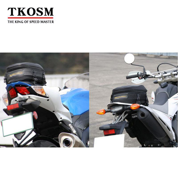 TKOSM 2018 Hot Sale Time-limited Bag Motorcycle Rough&Road RR9018 Package / Motorcycle Rear Bag Retro Seat Tail Pack Riding