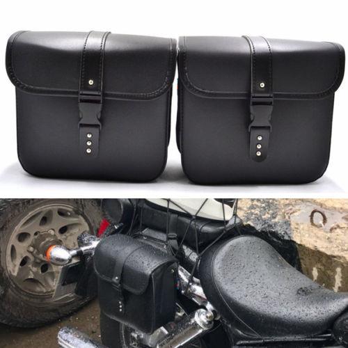 Perfect Use Mini Motorcycle PU Leather Saddle Bags Side Storage Tool Pouch