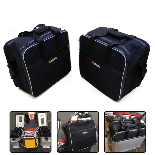 For f800gsa Motorcycle luggage bags Black expandable Inner Bags For R 1200 GS adventure WATER-COOLED 2013-2017