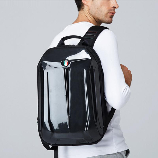 Motorcycle Bags Fashion Computer Bag Men Backpack High Standard Version Backpack Computer Interlayer Hard Shell Motorcycle Backpack