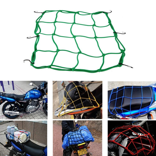 Motorcycle Luggage Cargo Tank Helmet Tie Down Bungee Net for Motor Bike ATV Bargin Price