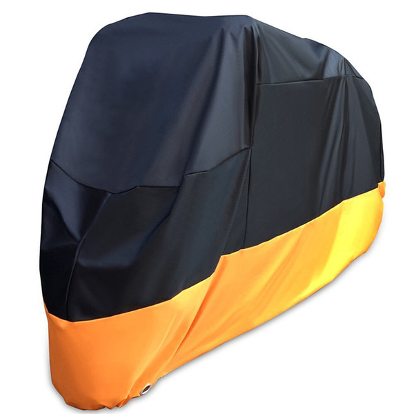 Motorcycle Cover 190T Waterproof Black Silver Red Blue Multi Color Sun Protection Against Rain and Dust