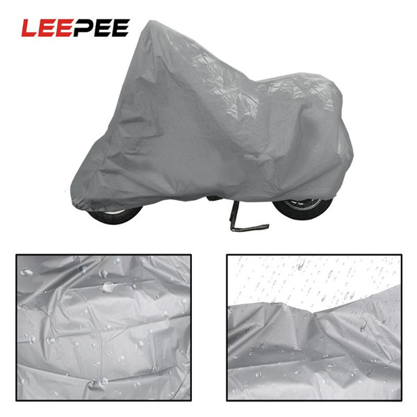 LEEPEE S M L XL Indoor Outdoor Bike Rain Dustproof Covers Universal Motos Dust Rain Snow UV Protector Cover Motorcycle Cover