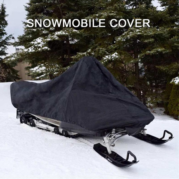 Motorcycle Sport Skiing Electric Bike Outdoor Waterproof Snowmobile Cover Anti UV Winter For Trailerable Sled Adjustable Rope