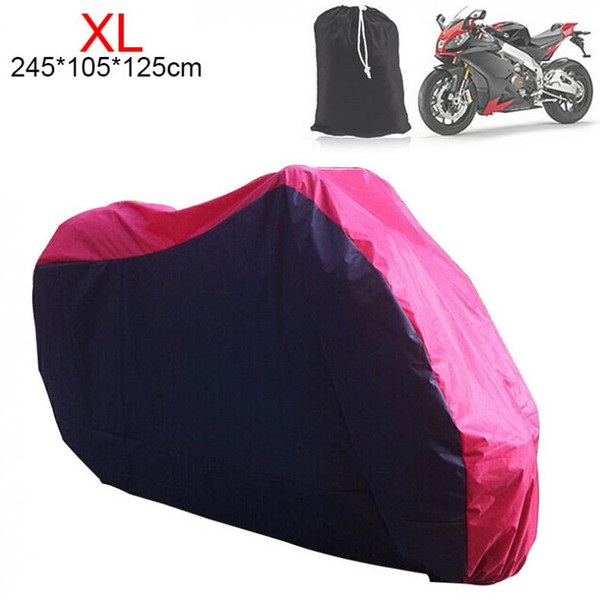 XL 180T Universal Motorcycle Cover UV Protector Waterproof Rain Dustproof Anti-theft Motor Scooter Covers