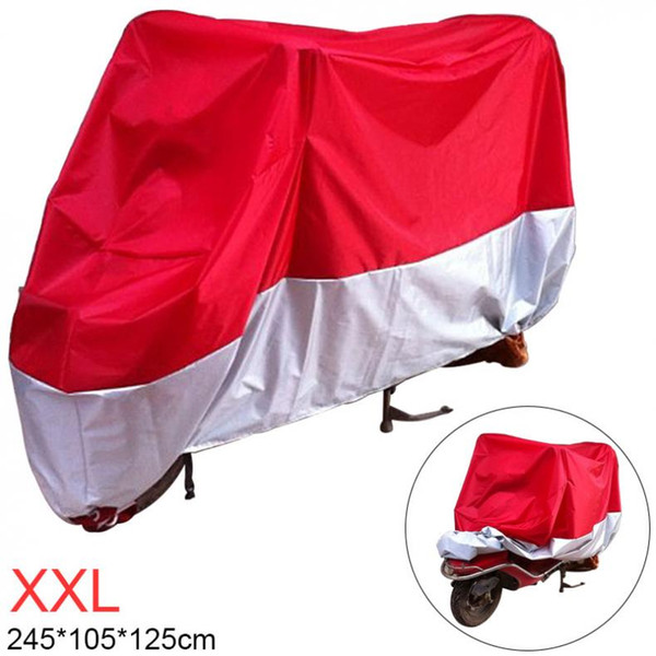 XXL 180T Universal Motorcycle Cover UV Protector Waterproof Rain Dustproof Anti-theft Motor Scooter Covers