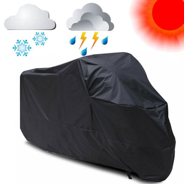 Universal Motorcycle Cover Outdoor Motorbike ATV Scooter Dustproof Waterproof Sun Block Protective Cover Rain Protector