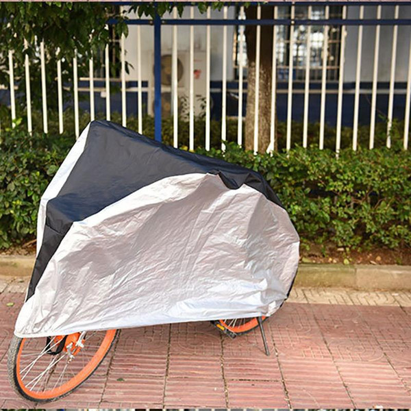 Silver in the black side S Bicycle Dust Cover Bicycle Protective Equipment Scratch-proof Protector For Mountain Road