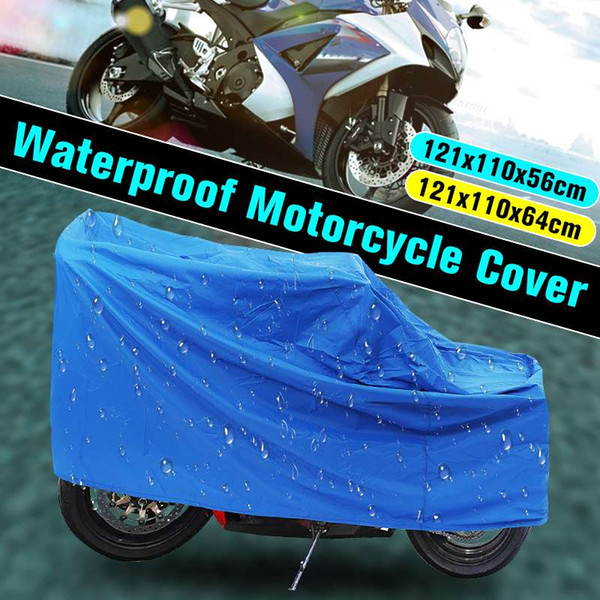 Autoleader Motorcycle Cover M/L Universal Indoor Outdoor UV Rain Protector for Scooter Motorbike Waterproof Rain Dustproof Cover