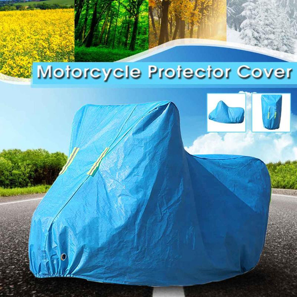 Audew Blue Waterproof Scooter Bike Motorcycle Rain Dust Cover Protect Reflecting Sunlight Sun Protection Bicycle Cover