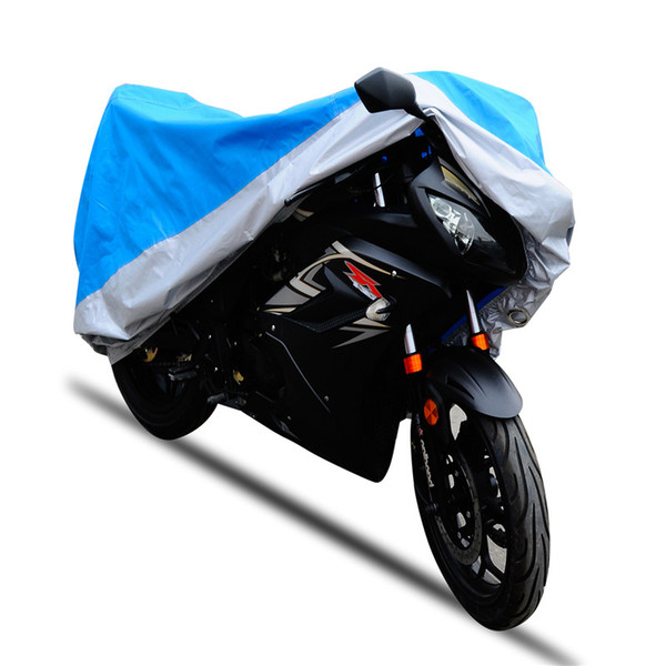 190T Theftproof Motorcycle Cover Outdoor UV Protector Waterproof Rain Dustproof Covers for Motorcycle Motor Cover Scooter Bike