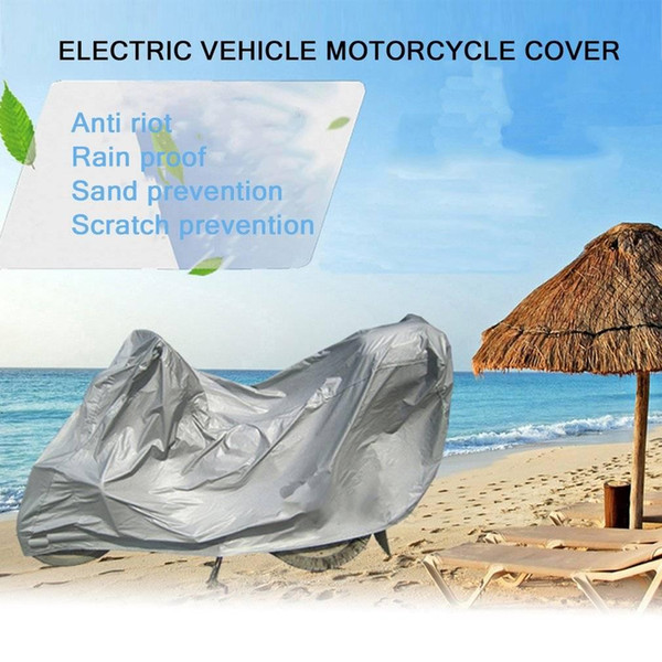 free shipping Durable PEVA Fabric Outdoor Motorcycle Cover Full Protective Motorcycle Covers Anti UV Waterproof Dustproof Breathable Hood