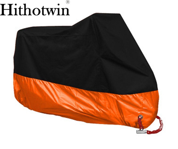 Motorcycle Cover Waterproof Protector Rainproof Outdoor Blanket L XL XXL XXXL XXXXL Orange Silver/Red/Green Motorcycle Cover Waterproof