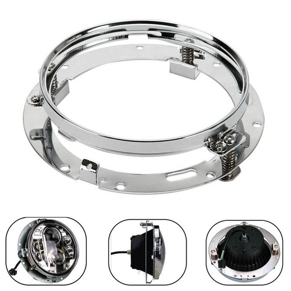 7 inch Round Headlight Daymaker Mounting Ring Bracket 1994-13 for Harley 7 inch Motorcycle Headlamp Bracket