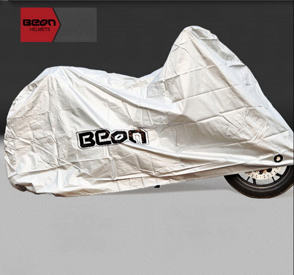 BEON anti-hot sun dust motorcycle sewing electric bike cover scooter motocross motorbike covers silver color of PVC size M L XL XXL