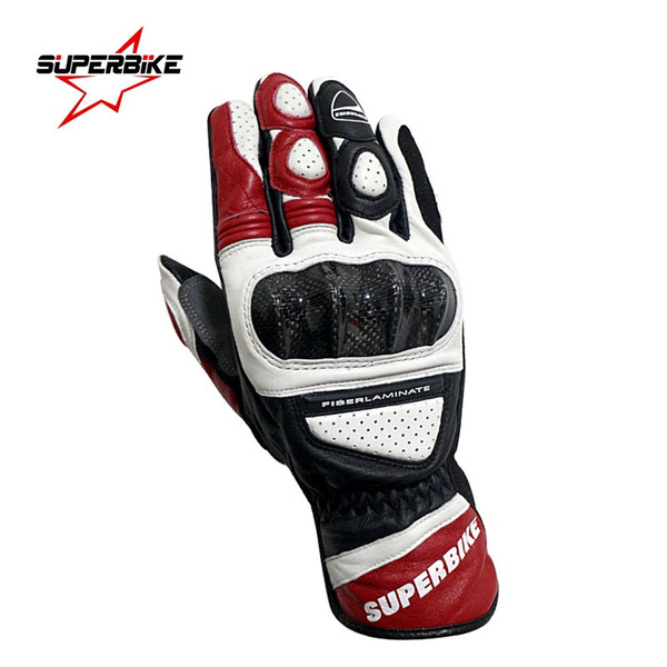 Moto Handschuh Motorrad Handschuhe Leder Für Männer GP PRO Motocross Handschuhe Schutz Radfahren Racing Guantes Moto Luvas da motocicleta