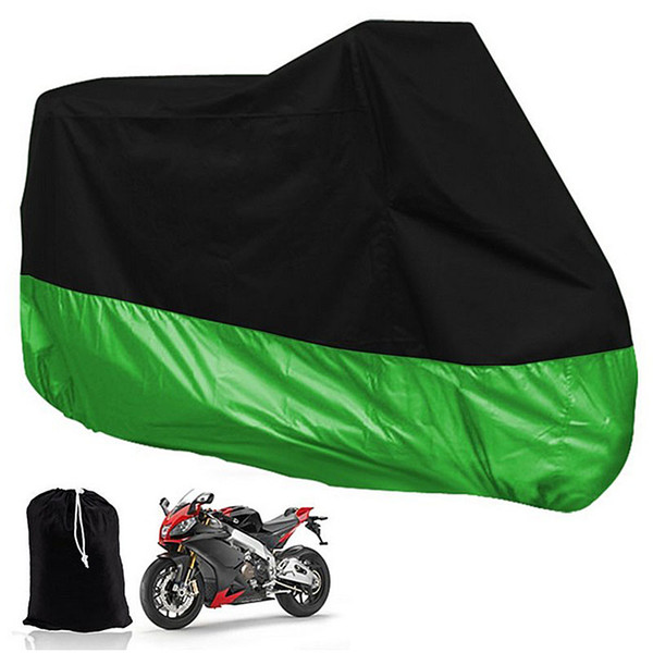 XXL 180T Universal Motorcycle Cover UV Protector Waterproof Rain Dustproof Anti-theft Motor Scooter Covers MBA_60E