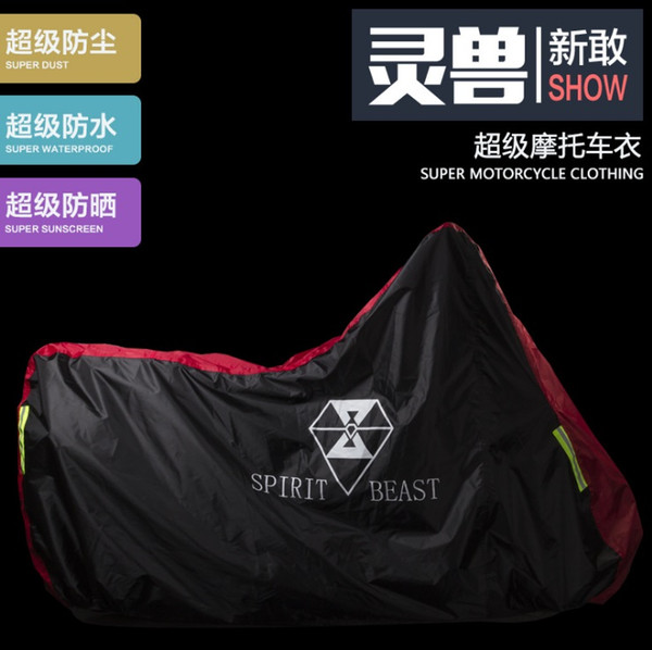 Spirit Beast motorcycle modified cover clothing dust sunscreen Retardant waterproof 3sizes CR107 L1