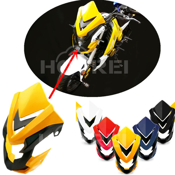 Motorcycle Front headlight Fairing windshield Head Light Cowl Cover Support For Honda Grom MSX 125 MSX125 2014 2015 WJ150-18