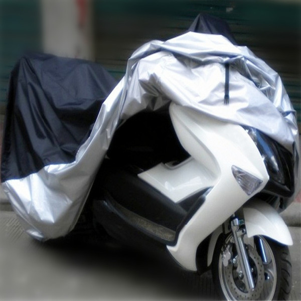 All Season Black Waterproof Sun Motorcycle Cover for Bike Bicycle Motrocycle Waterproof High Grade 180T polyester taffeta Cover Wholesale