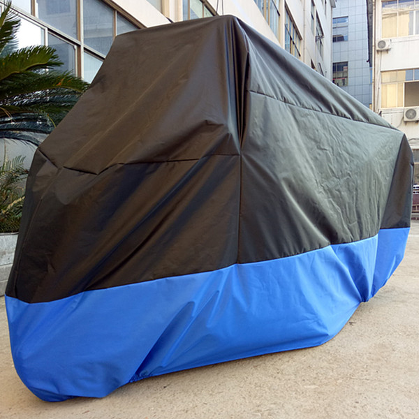 XXL 180T Universal Motorcycle Cover UV Protector Waterproof Rain Dustproof Anti-theft Motor Scooter Covers MBA_60H